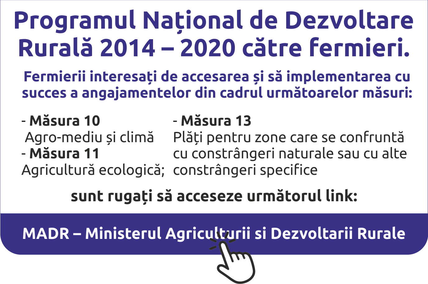 MADR - Ministerul Agriculturii si Dezvoltarii Rurale 